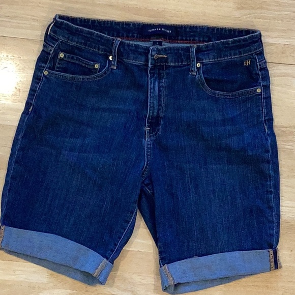 Tommy Hilfiger Pants - TOMMY HILFIGER Bermuda Jean Shorts, Size 12, Distressed